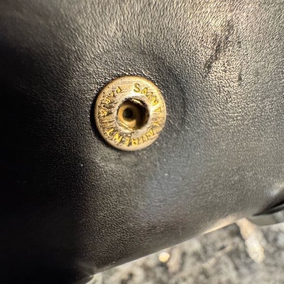 Saint Laurent Paris Black Leather Flap Wallet Made in Italy - Picture 6 of 11